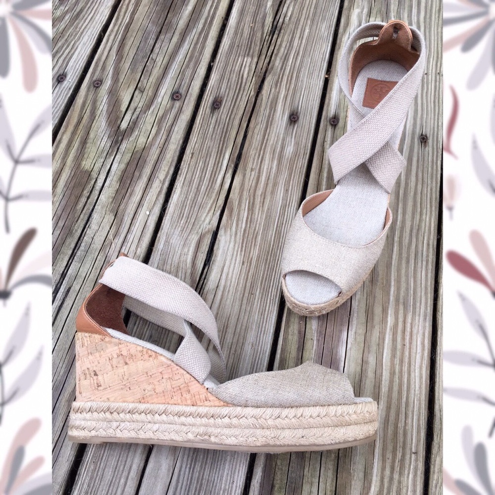 Tory Burch Espadrille Wedge Sandals